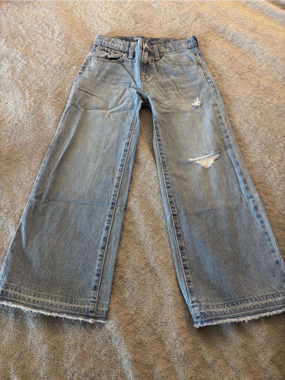 Girls Wide Leg Jeans